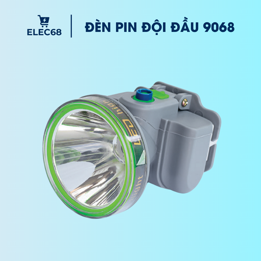 đèn pin đội đầu 9068