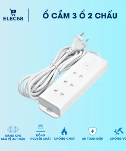 ổ cắm 3 ổ 2 chấu