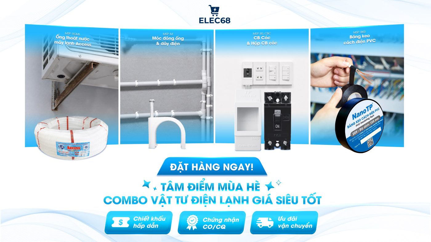 combo vật tư điện lạnh
